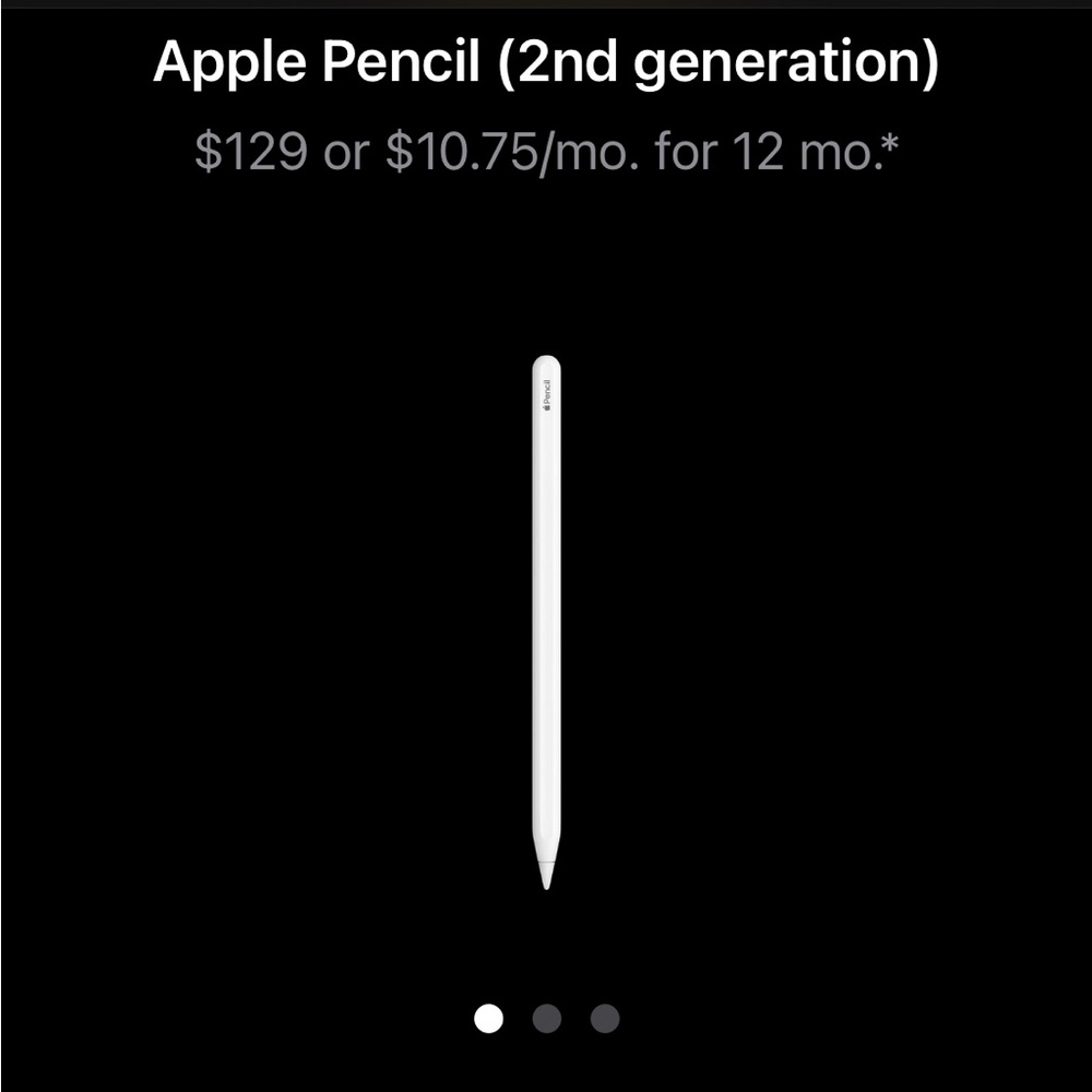 Apple Pencil 2nd Generation - White